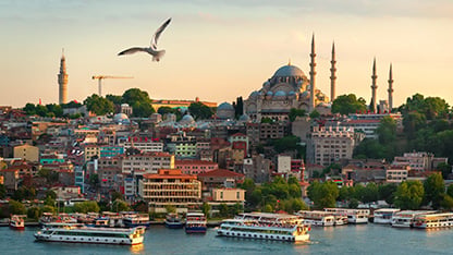 İstanbul'da gün batımı